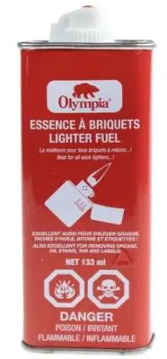 063315314453 Olympia Essence à briquet 133ml (A0066)- caisse de 12 unités