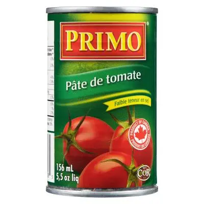 10055900004082 - PRIMO Pâtes de tomate 156ml (CH0408)- caisse de 12 unités