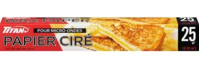 059212970403 TITAN Papier ciré 12po X 25pieds (A0073)- caisse de 12 unités