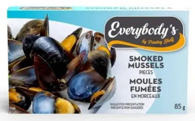 068458681752 EVERYBODY'S Moules fumées 85g (P52-1)- caisse de 12 unités