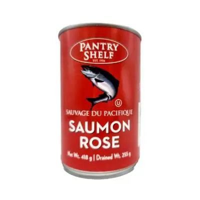 068458700026 - PANTRY SHELF Saumon rose 418g (P421)- caisse de 12 unités