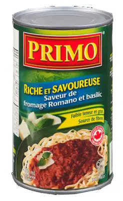 055900006614 - PRIMO Sauce pour pâtes romano et basilic 680ml (CH271)- caisse de 12 unités