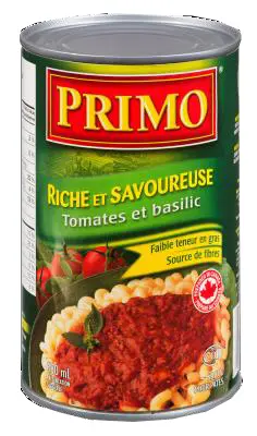 055900006829  - PRIMO Sauce pour pâtes tomate et basilic 680ml (CH267)- caisse de 12 unités