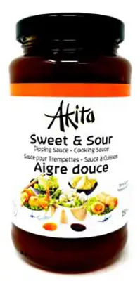777915888053 - AKITA Sauce Aigre douce 250ml (CH232)- caisse de 12 unités