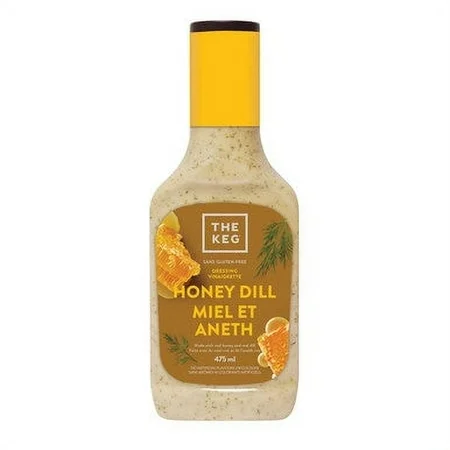 695676004034  - THE KEG Vinaigrette miel et aneth 475ml (CH9604)- caisse de 12 unités