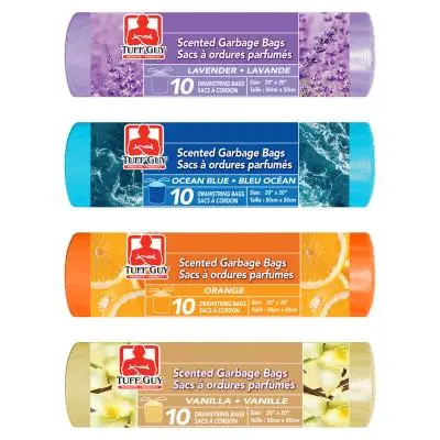 055966917305 TUFFGUY Sac a ordure parfumé 4 couleurs (A155)- caisse de 12 unités