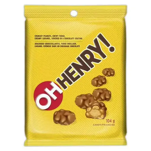068000620802- OH HENRY Friandise 104g- caisse de 12 unités