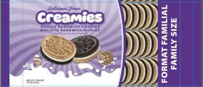 028090036655 - SNACK DELITES Biscuits Sandwich Duplex 708g (B005)- caisse de 12 unités