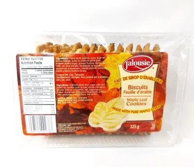 028109002787 - JALOUSIE Biscuits Feuille d'érable 325g (B47)