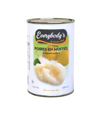 068458681233 EVERYBODY'S Poires en moitiés 300ml (CF8123)- caisse de 12 unités