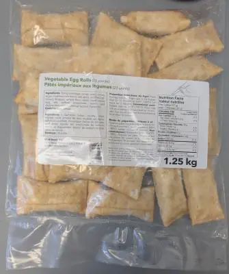 069459000498 - WONG WING Pâtés impériaux aux légumes (Egg Rolls) 1.25kg (CG0256-OU)