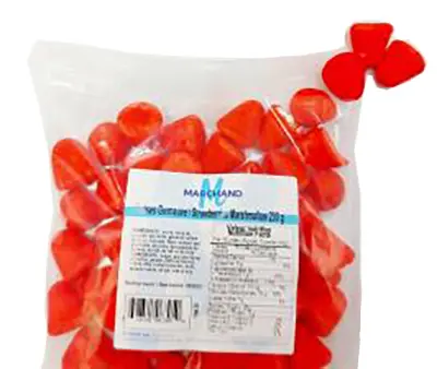 628341063050 - MARCHAND Fraises guimauve 200g (CG5023)- caisse de 12 unités