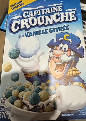 055577102831 - Capitaine Crounche vanille givrée 270gr- caisse de 12 unités