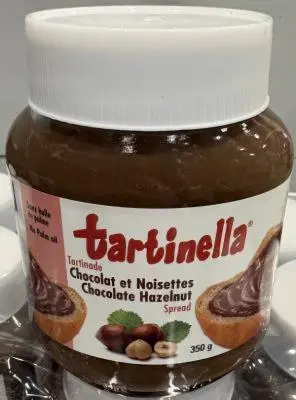0280900367223 - TARTINELLA Tartinade chocolat et noisette 350g (CG275)- caisse de 12 unités