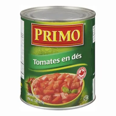 055900004498 - PRIMO Tomates en dés 796ml (CL449)- caisse de 12 unités